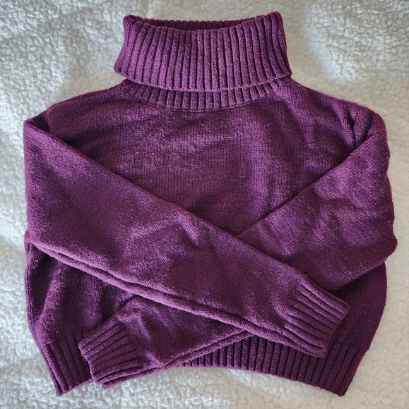 Garage cropped turtle neck sweater - Picture 1 of 1